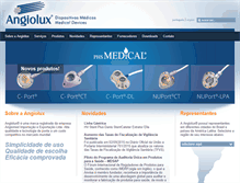 Tablet Screenshot of angiolux.com.br